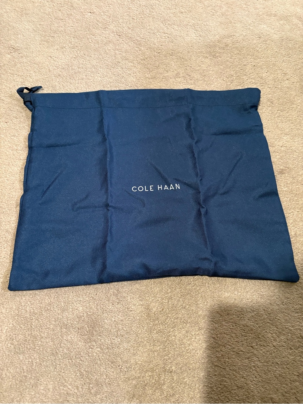 Cole Haan Navy Blue Drawstring Dust Bag